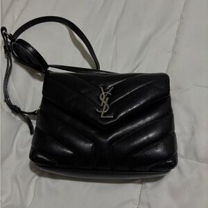 Saint Laurent Black Leather LouLou bag